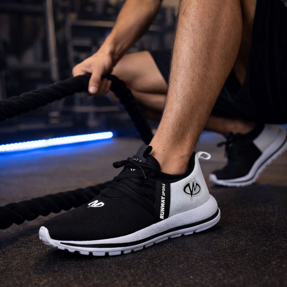 Tênis Masculino Esportivo Academia Caminhada Treino Malhar Lazer Runway Running