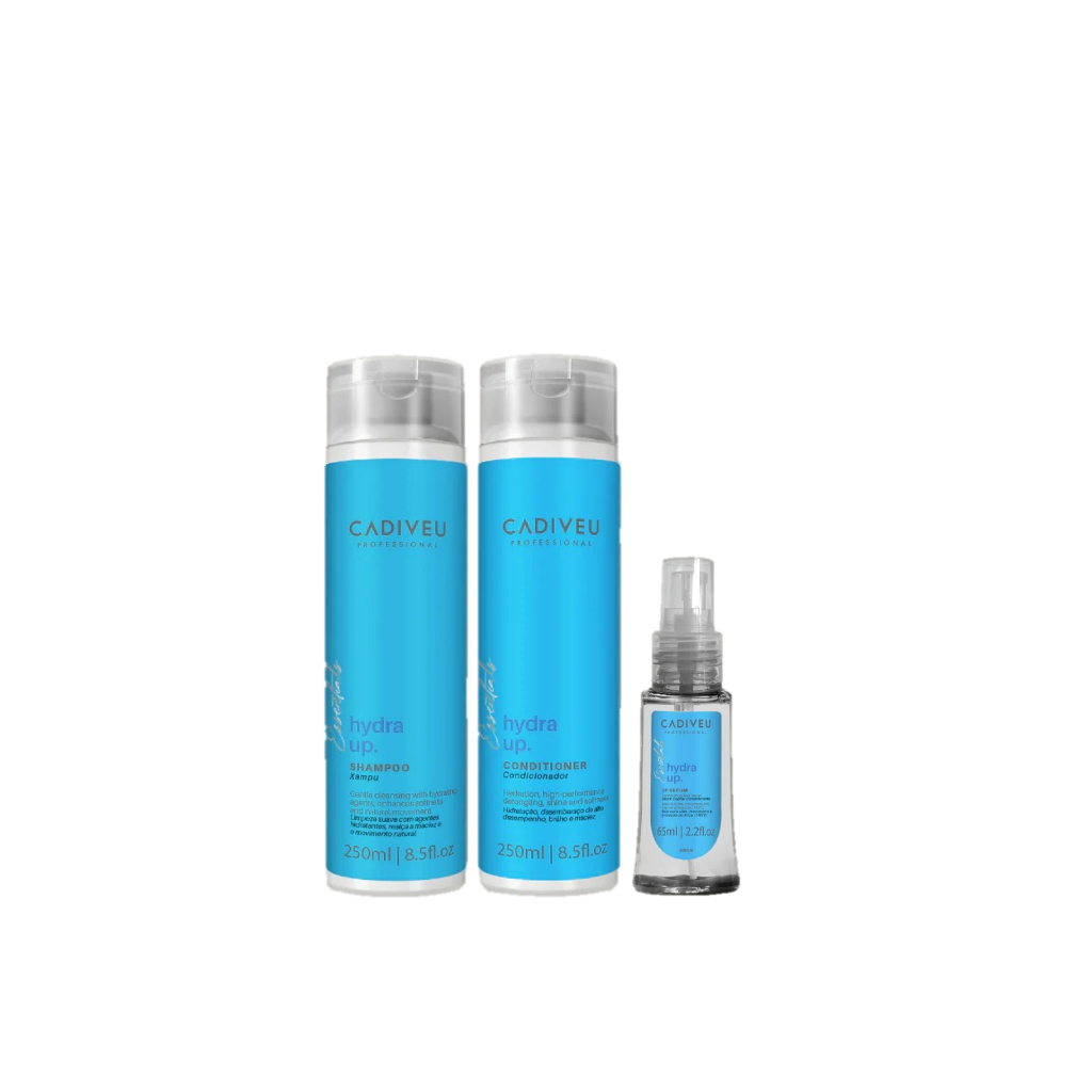 Cadiveu Kit Hydra Up Shampoo E Condicionador 250ml E Sérum 65ml