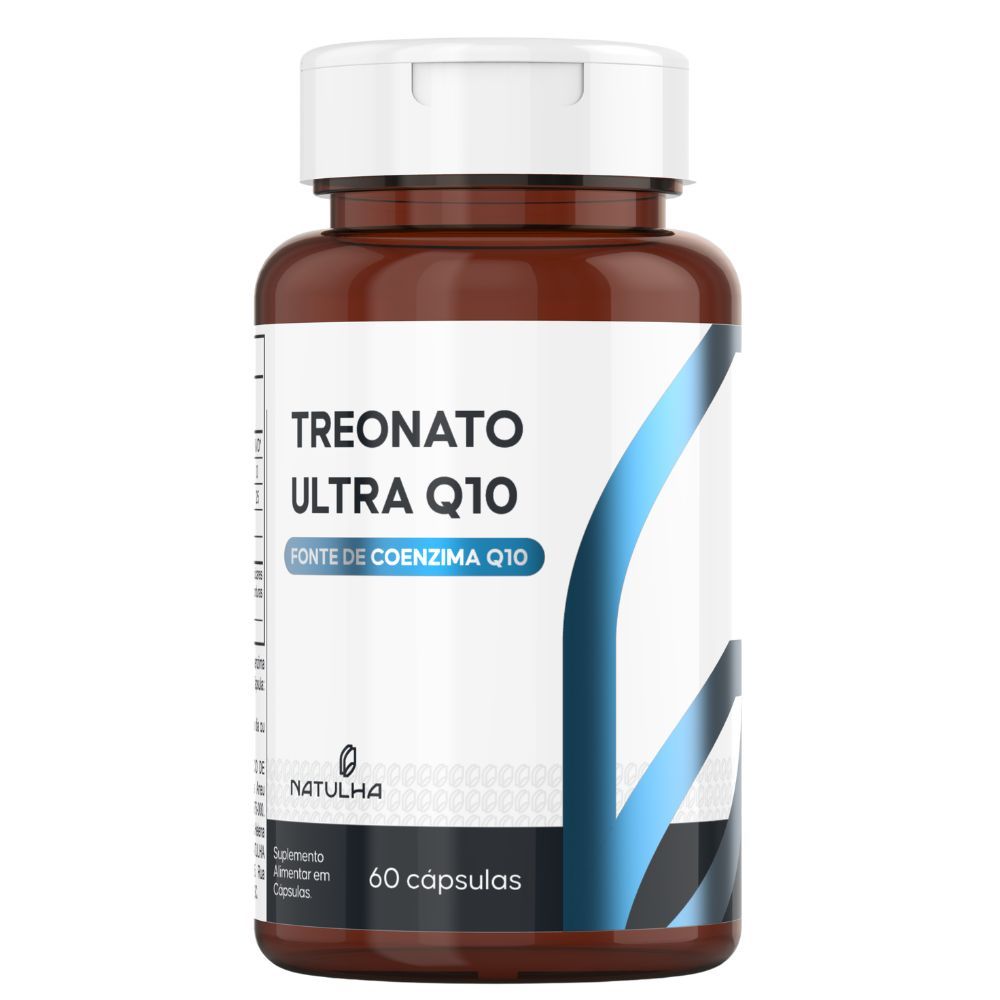 Magnésio L-Treonato com Coenzima Q10 L-Treonina 60 cápsulas - Natulha