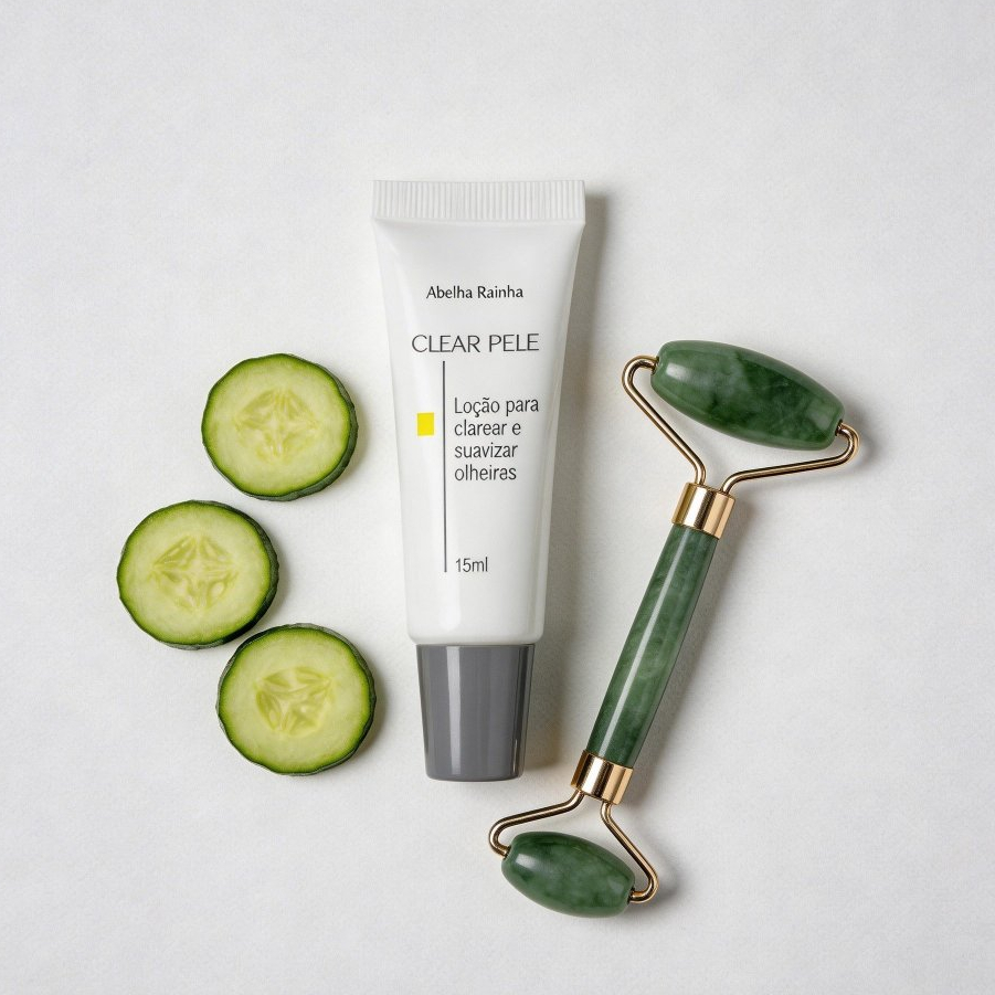 Loção Para Clarear E Suavizar Olheiras Clear Pele Abelha Rainha 15ml