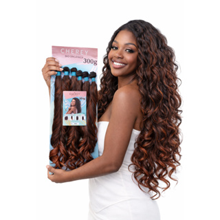 Cabelo Bio Fibra Liso Ondulado Perla 6x 60cm 300g em Oferta na Shopee