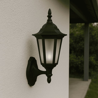 Luminária Arandela Colonial Vintage Clássica Parede Externa Jardim p LED Sextavada Decora…
