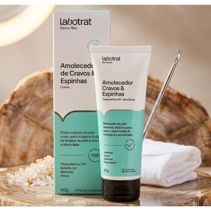 Amolecedor De Cravos E Espinhas Labotrat - 50g em Oferta na Shopee