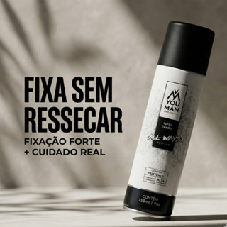 Laque Fixador Allways You Man Extra Forte Com Pantenol Jato Seco Matte 150ml em Oferta na Shopee