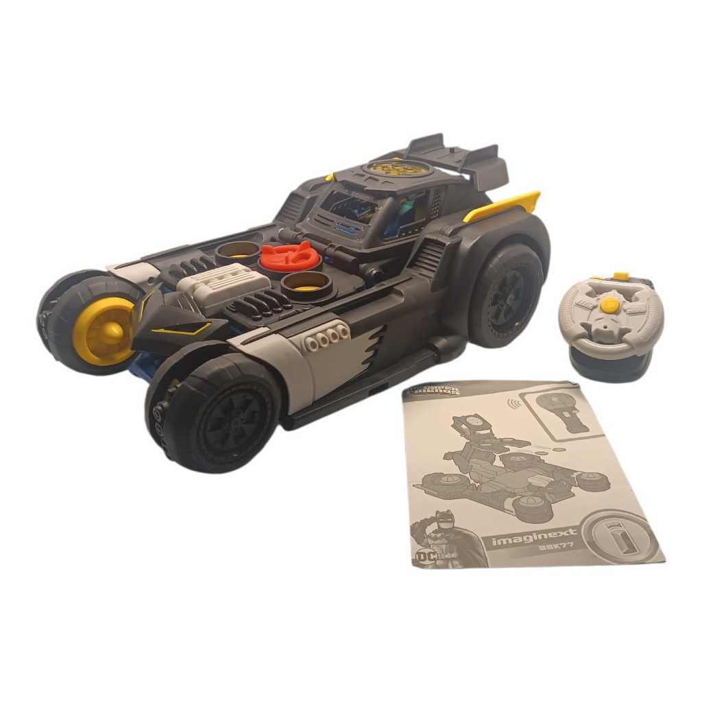 Batmovel Transformavel Dc Super Friends Imaginext Rc Preto (Usado)