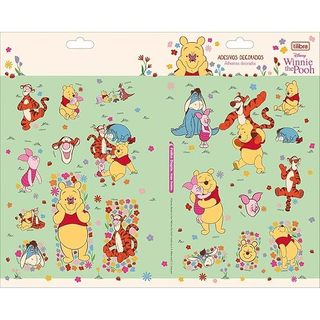 Adesivo Decorado Duplo G Pooh- Tilibra