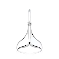 Pingente de Prata 925 Rabo de Baleia Sereia 13mm x 15mm