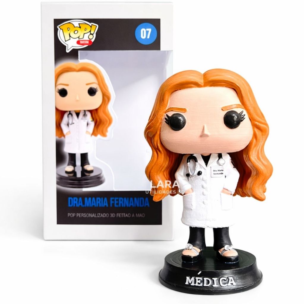 Boneco Personalizado Estilo PoP 3D Com e Sem Caixa | Caricatura Com Foto | Presente Criativo em Oferta na Shopee