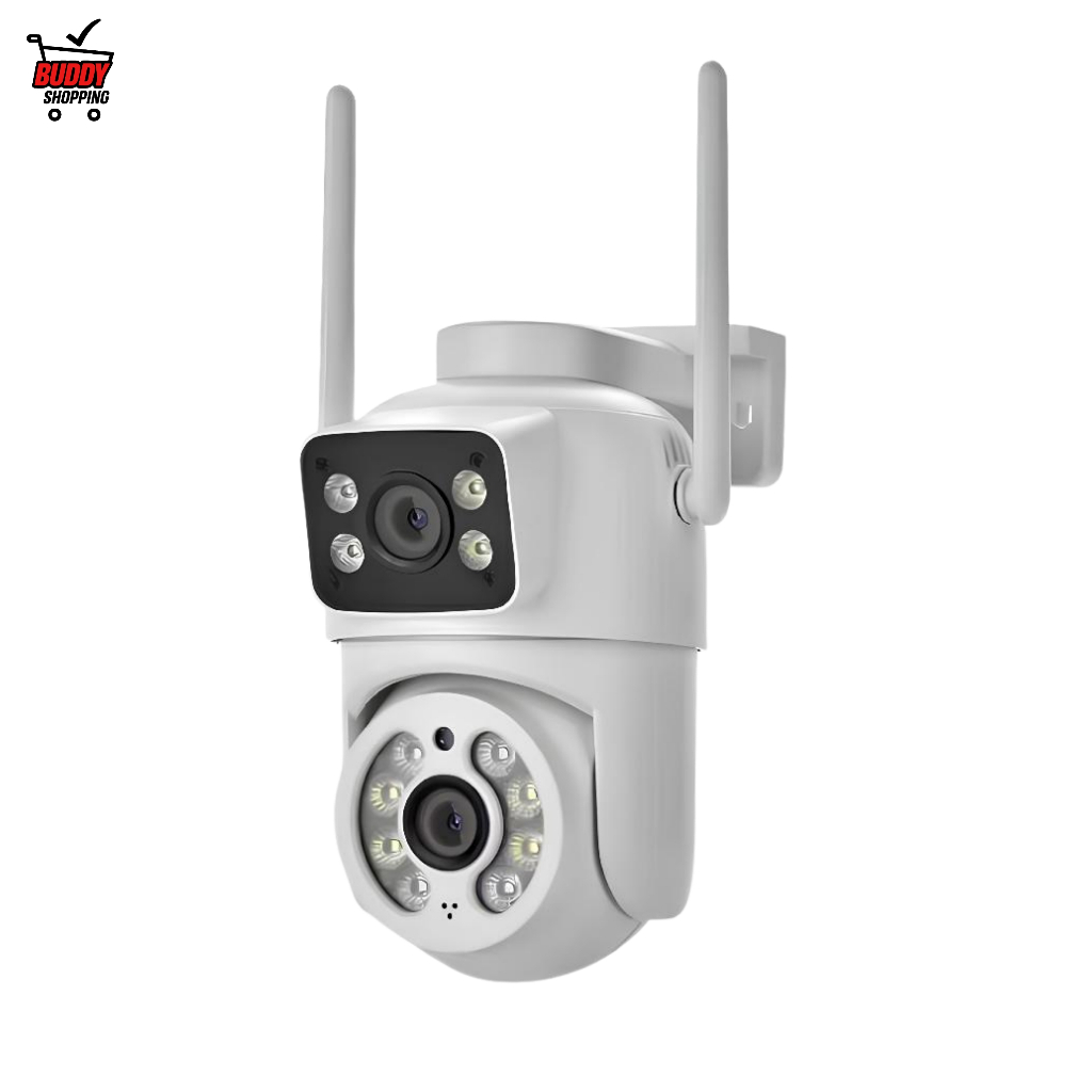 Câmera Segurança Dupla Lente 6mp Externa Ip Wifi App AITEK em Oferta na Shopee