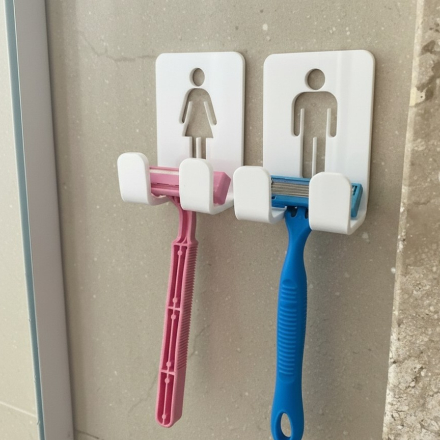 Suporte Lâmina Barbear Gilette Acrílico Organizador Porta Aparelho Barba Feminino Masculino Box em Oferta na Shopee