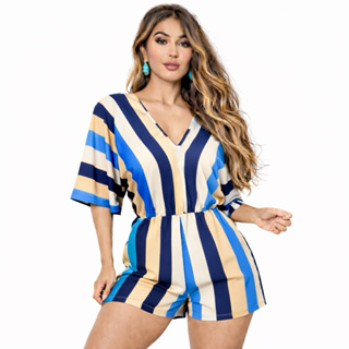 Macaquinho manga manga flare manga morcego moda felina verão em Oferta na Shopee