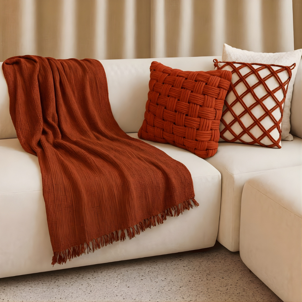 Manta Para Sofá Tipo Capa De Sofá Luxo 210x120 Gigante Decoração Protetora