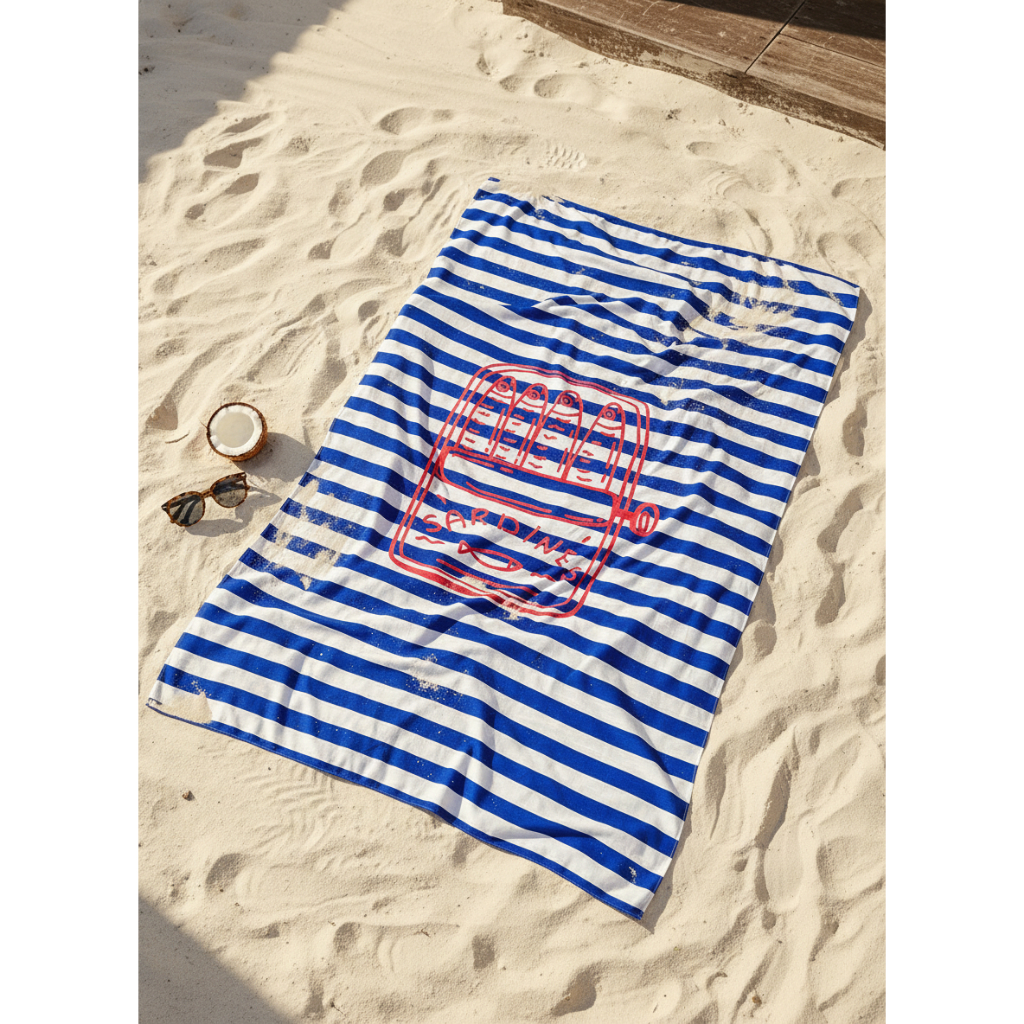 CANGA SAÍDA DE PRAIA LISTRAS SARDINHAS em Oferta na Shopee