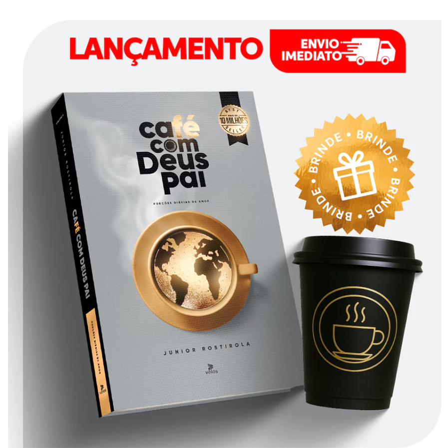 CAFÉ COM DEUS PAI 2026 PORÇÕES DIÁRIAS DE AMOR + MINI COPO
