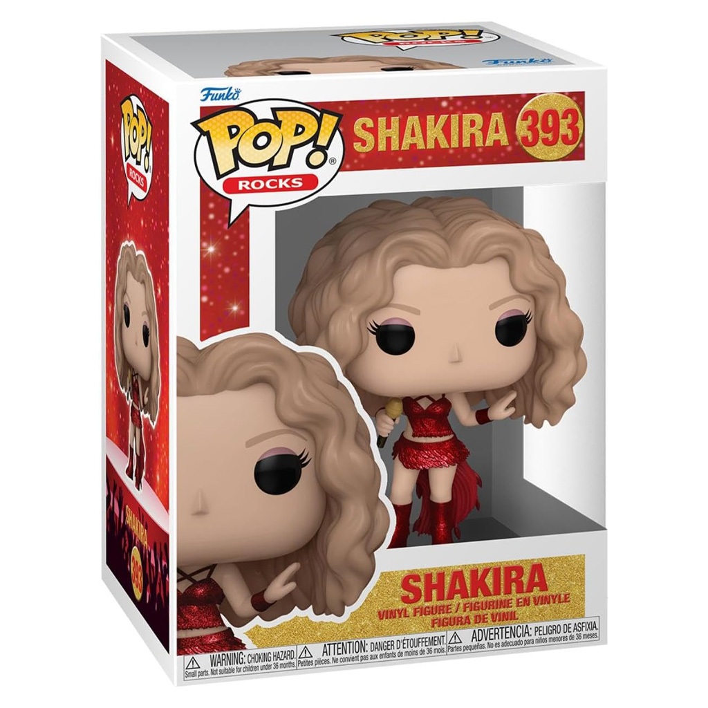 FUNKO POP ROCKS SHAKIRA 393 NOVO ORIGINAL — imagem 2 de 2