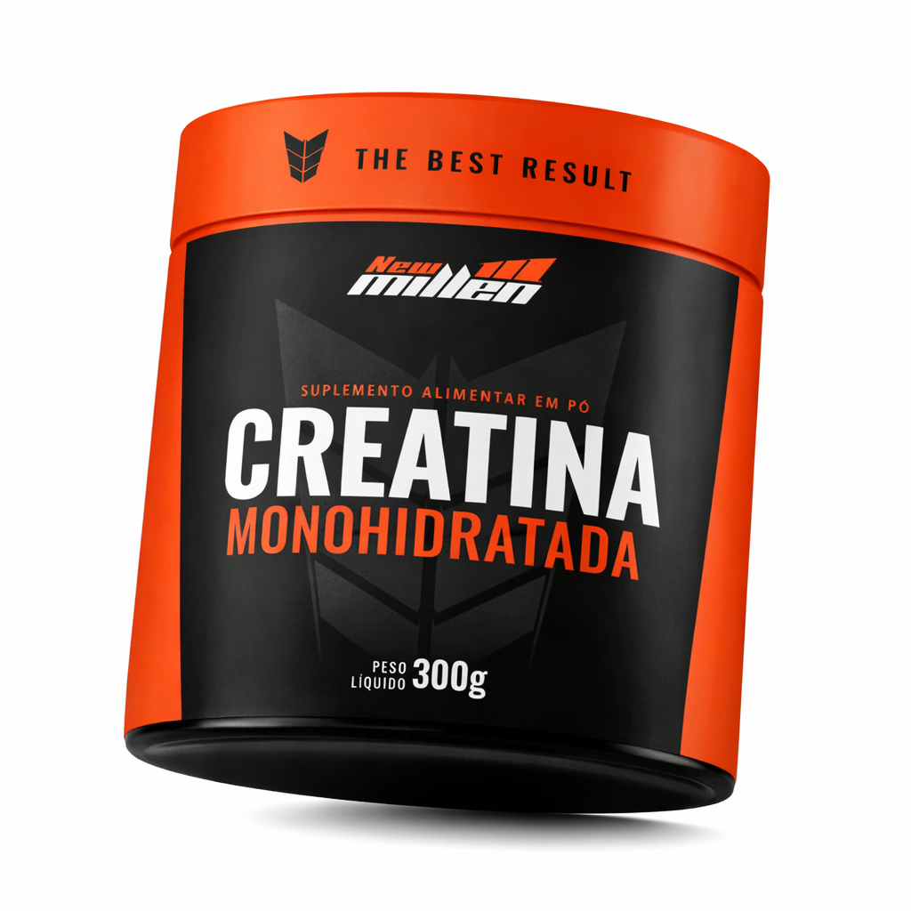 Creatina Monohidratada New Millen Pote 300g em Oferta na Shopee