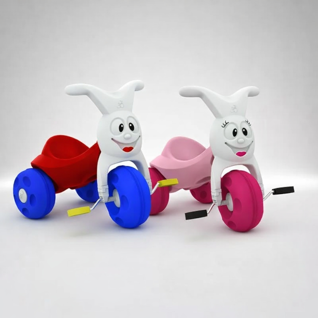 Carrinho de Passeio Triciclo Infantil Europa Com Pedal - Bandeirante