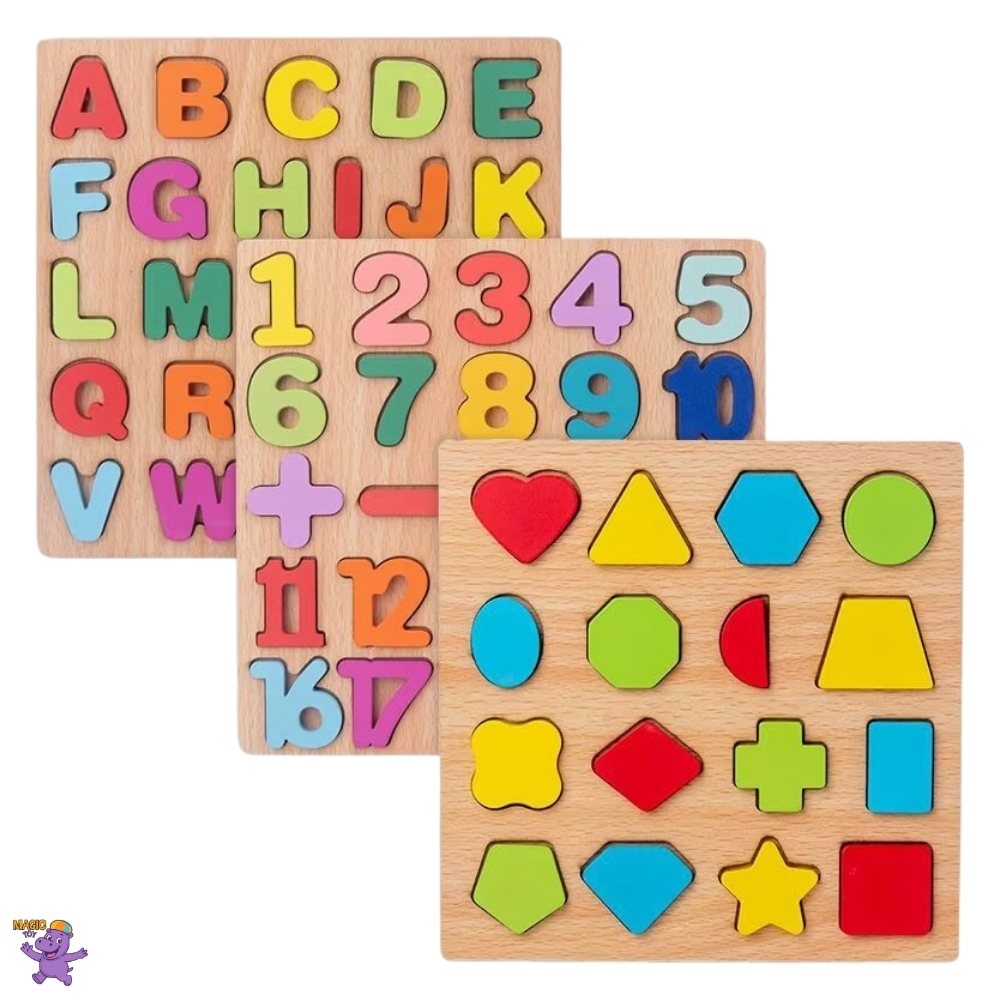 Tabuleiro Alfabeto e Números Educativo Letras Formas Geométricas Pedagógico Sortidos em Oferta na Shopee