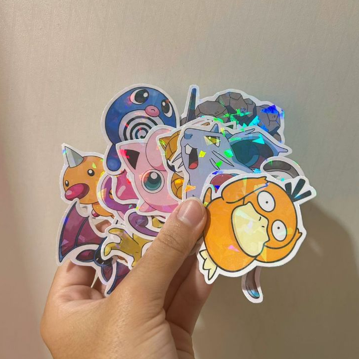 15 Adesivos Pokemons Pequenos