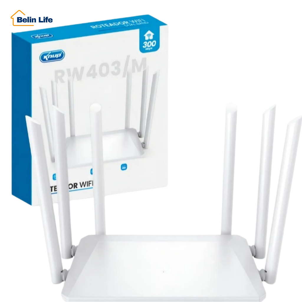 Roteador Repetidor Wi-fi Gigabit Wifi Rede Ap 6 Antenas em Oferta na Shopee