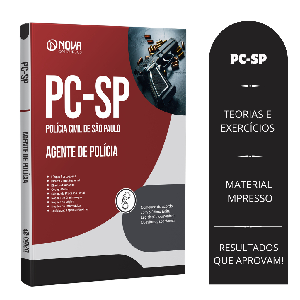 Apostila PC-SP Agente de Polícia