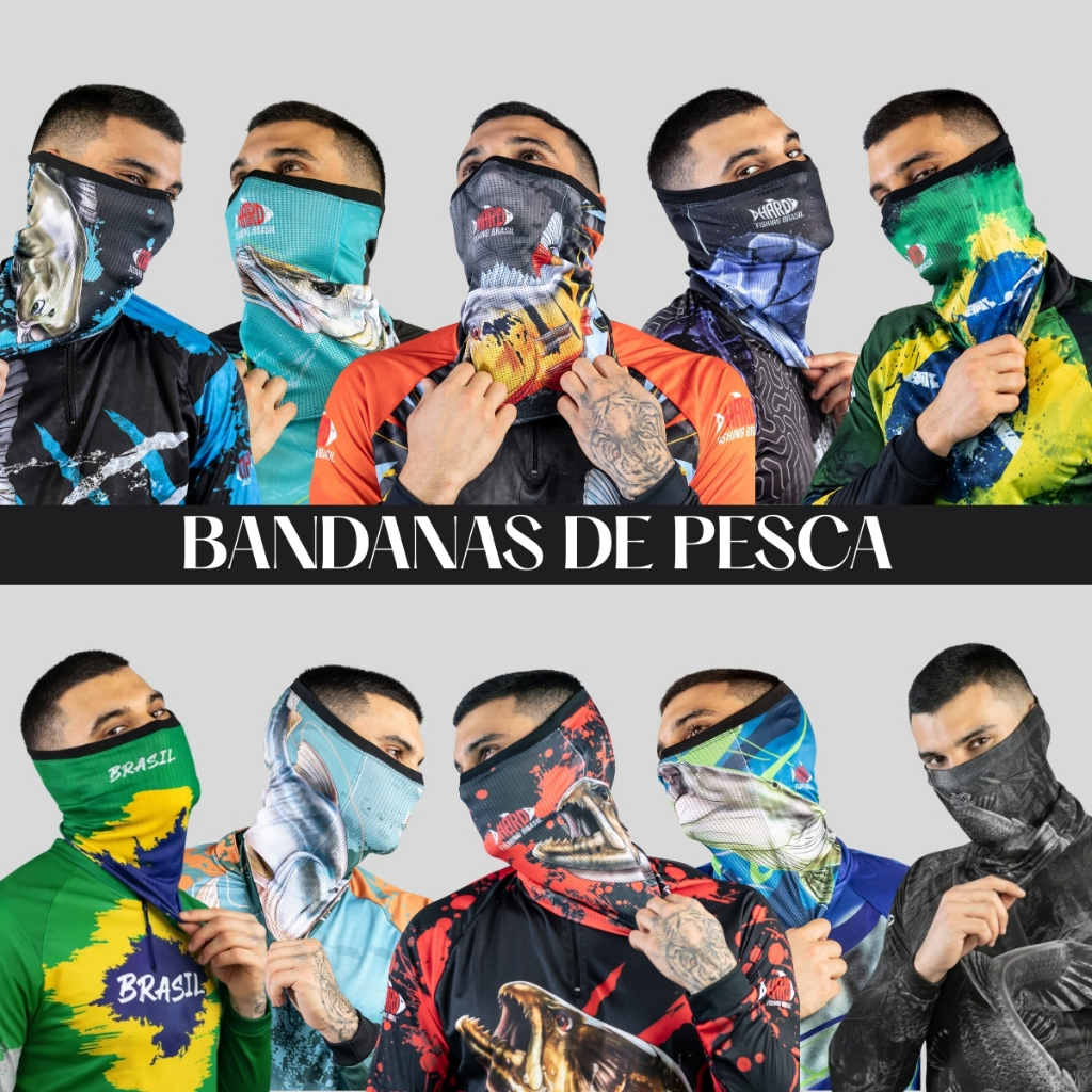 Bandana Balaclava Buff De Pesca Com Proteção Solar Uv50 Dryfit Leve Elástico Com Furinhos Respiravel em Oferta na Shopee