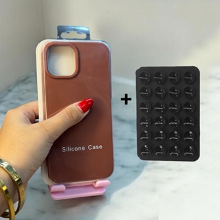 Kit CAPA COM VENTOSA com iPhone 13, Capa colorida e Elegante com Envio Imediato em Oferta na Shopee