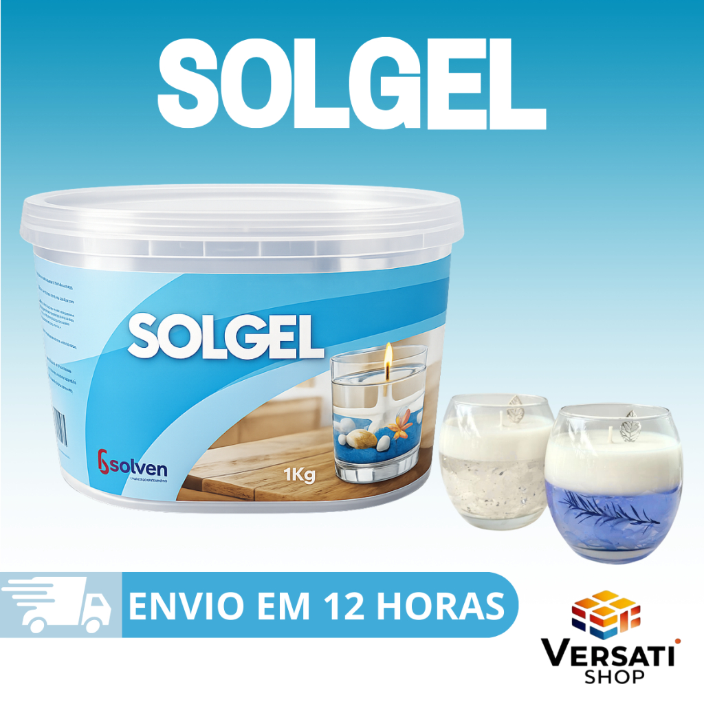 Parafina Gel Cristal da SOLGEL 1kg