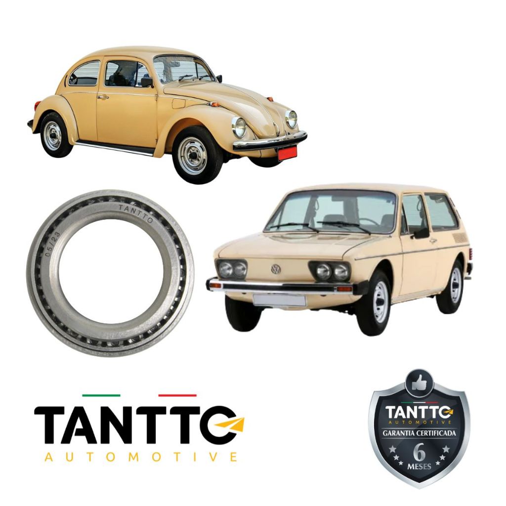 Kit Rolamento Roda Dianteira Fusca Freio À Disco