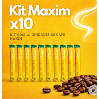 Kit com 10 Sachês com 12 gr cada, Capuccino Instantâneo MAXIM Mocha Gold Mild Vincenzo, já é adoçado em Oferta na Shopee
