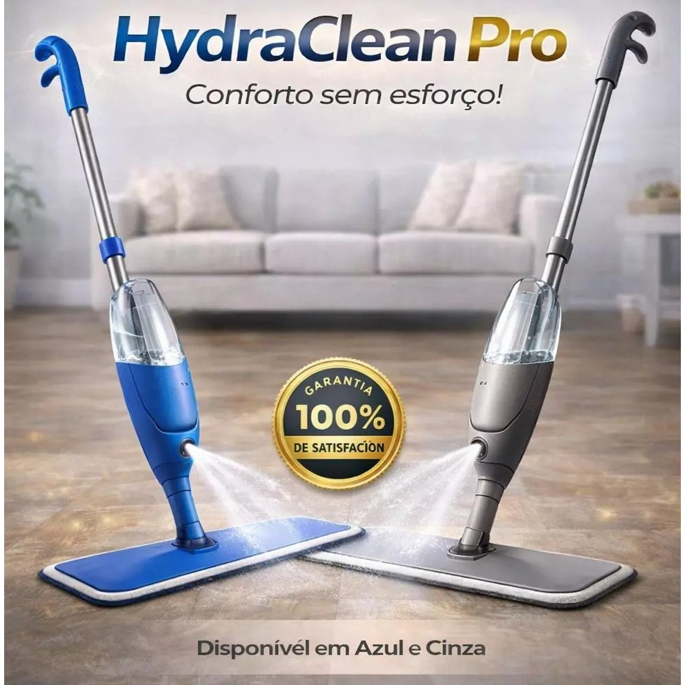 Mop Spray Rodo mágico Esfregão Reservatório Limpeza Facil Pratico Econômico  com Reservatório