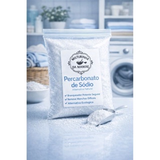 Percarbonato de Sódio Composto Limpeza Em Geral Tira Manchas Roupas Brancas 500g/1kg /2kg em Oferta na Shopee