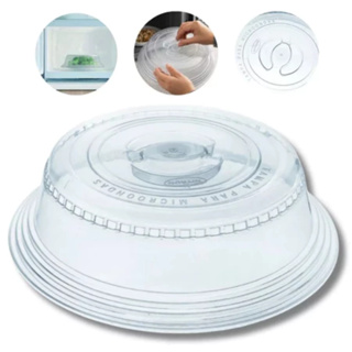 Tampa Para Micro-ondas 25,5cm Transparente Prato Alto Protetora BPA Free Anti Respingo e Sujeira Resistente Nitron em Oferta na Shopee