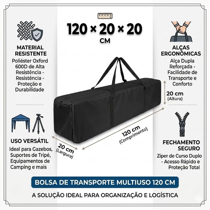 Capa Bolsa Pra  Barraca Sanfonada 3x3 Nylon resistente