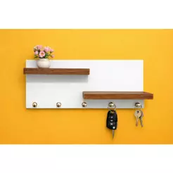 Porta Chaves Com Prateleiras 100% MDF
