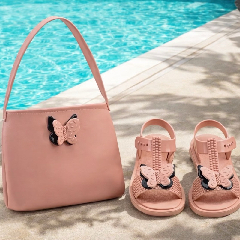 Conjunto Borboletinha 3d - Sandalia Infantil + Bolsa Infantil Borboleta 3d Conjunto Borboletinha 3d - Sandalia Infantil + Bolsa Infantil Borboleta 3d