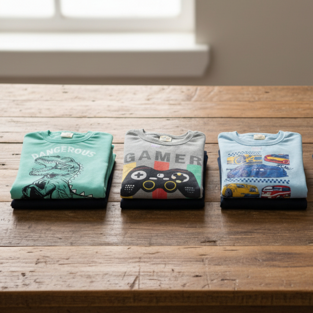 Kit 3 Conjuntos Moletom Infantil Masculino Inverno Blusa e Calça Quentinho