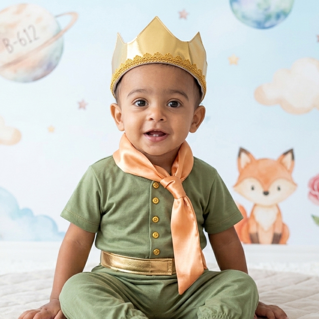 FANTASIA PEQUENO PRINCIPE MACACÃO VERDE GB BABY/INFANTIL