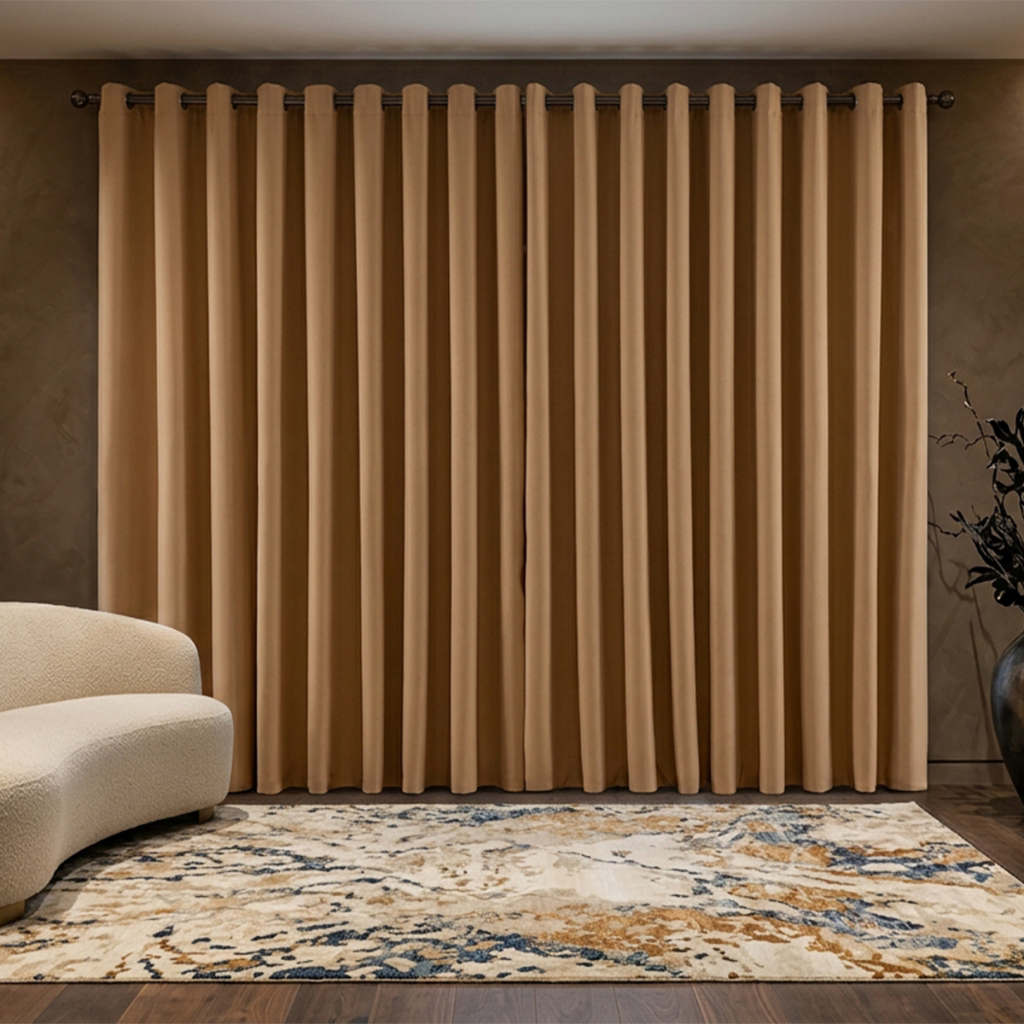 Cortina Blackout Tecido 5,00x2,50/ 5,00x2,80 Bloqueia 90 Porcento da Luz para Mais Conforto Exclusivo