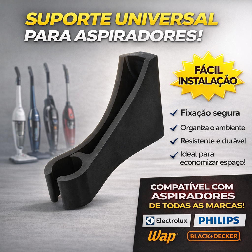 Suporte de parede para Aspirador de Pó Universal