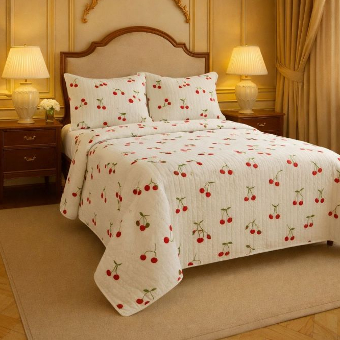 Cobre Leito Piquet Queen-Casal-Solteiro-King - CUSTO BENEFÍCIO em Oferta na Shopee