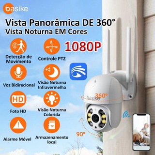 Basike 2025 Câmera De Segurança A Prova D'água IP66 360° Visão Noturna Infravermelho YOOSEE 1080P em Oferta na Shopee