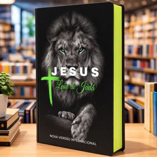 Bíblia Sagrada NVI | Letra Maior | Leão de Judá | Capa Dura em Oferta na Shopee