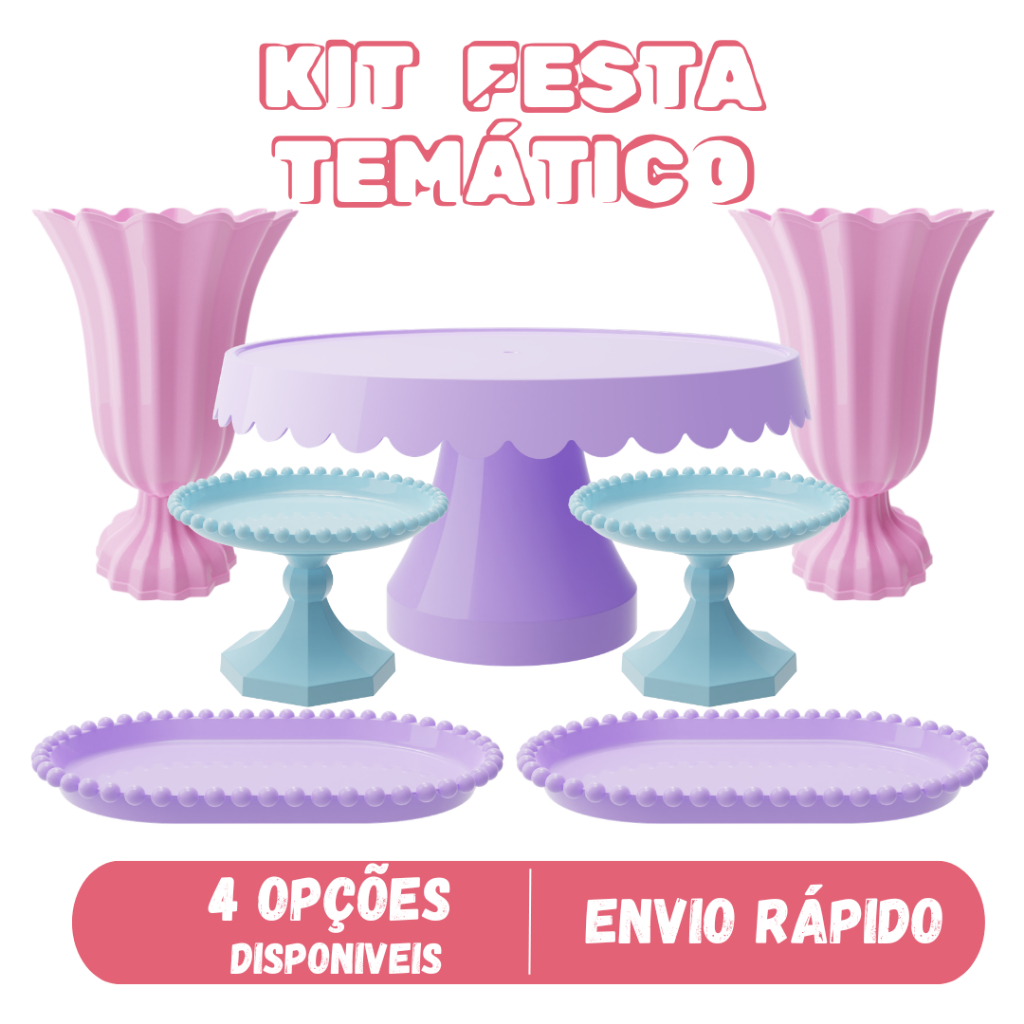 Kit de Festa Temático Modelo 82 – 8 Variações Exclusivas