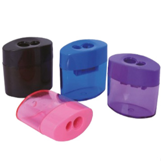 APONTADOR DUPLO COM DEPOSITO OVAL KIT 03 UND LEO&LEO em Oferta na Shopee