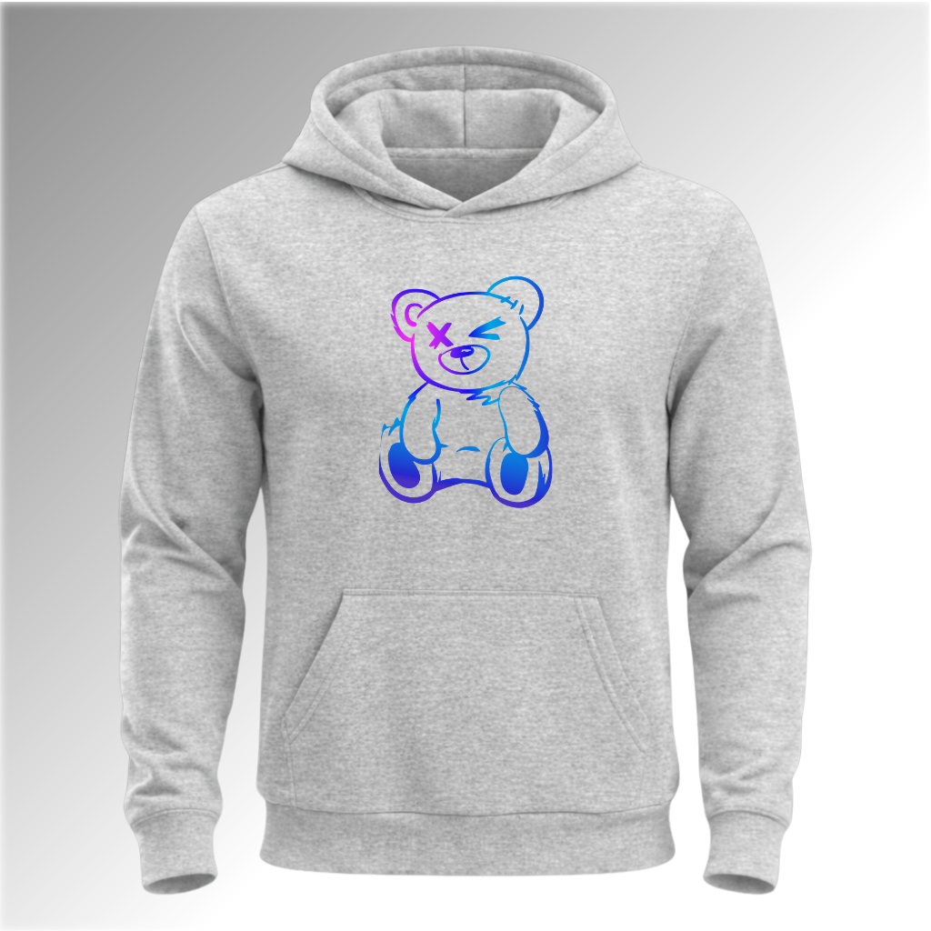 Moletom Canguru Estampa Urso Neon Envio Imediato