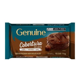 Cobertura Fracionada Genuine Chocolate ao Leite 1kg em Oferta na Shopee