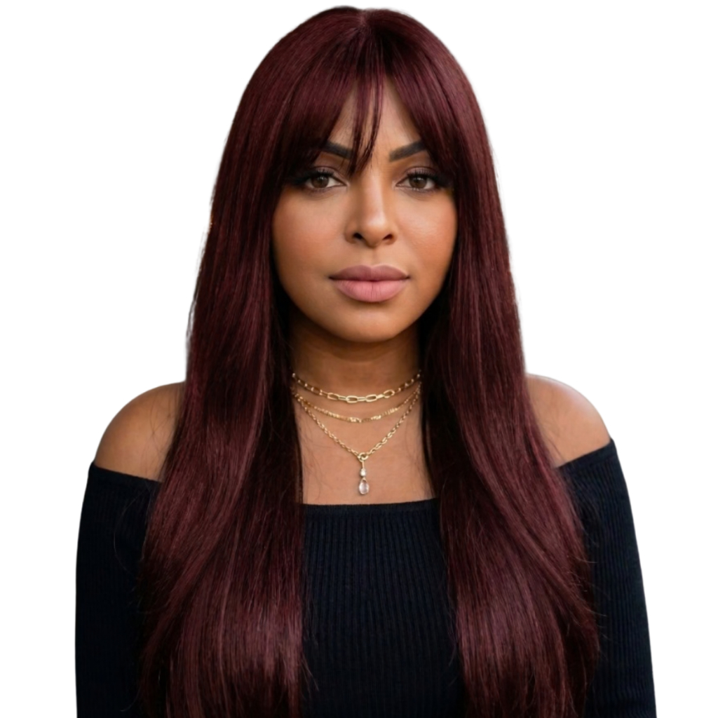 Peruca Lace Loira Ombre Preto Ruivo Marsala Vermelho Wig Feminino Lace Cabelo Peruca Fibra Orgânica