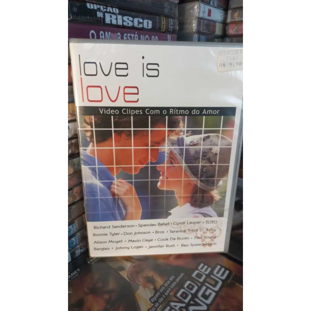 Dvd - ( Lacrado) Love Is Love - Clipes Com O Ritmo Do Amor - Lacrado cindy lauper toto bonnie tyler spandau bellet bangl