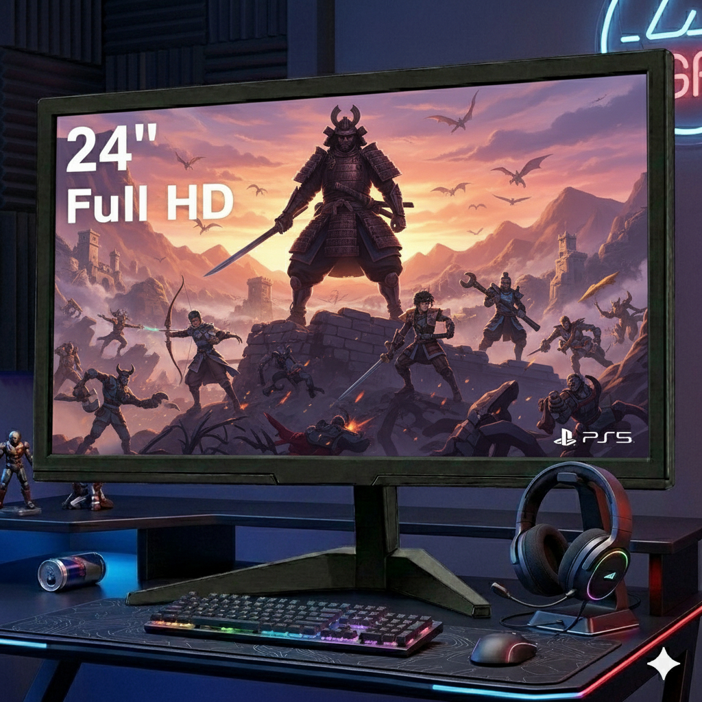 Monitor Gamer 27" Polegadas, 75hz, Hdmi/Vga, Full HD 1920x1080, Vesa - Miniatura 5